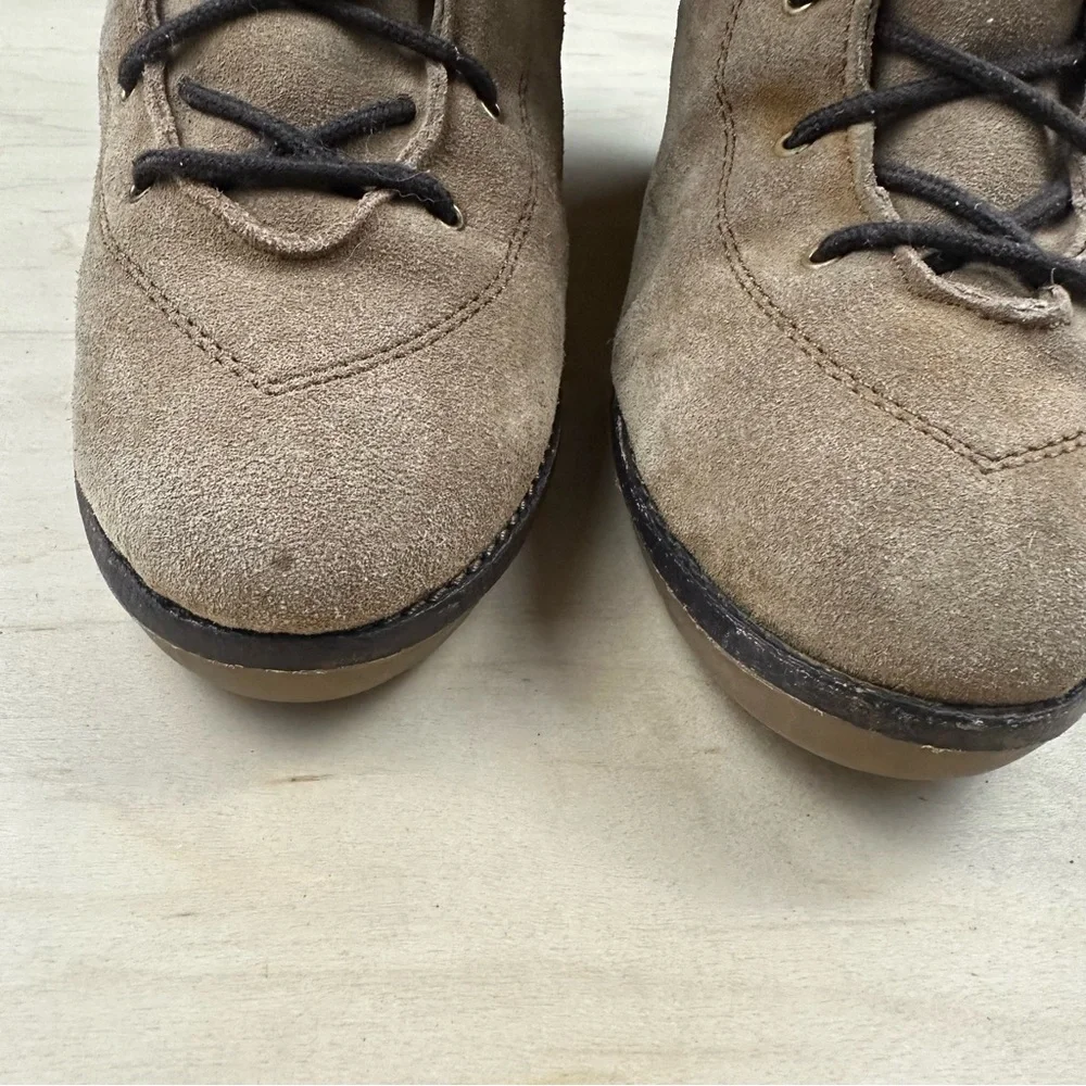 Michael Kors wedge Boots with Fur Trim